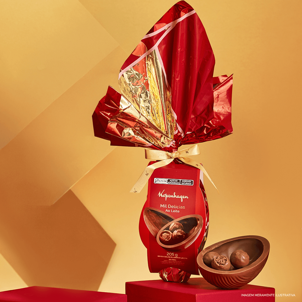 Ovo de Páscoa Mil Delícias Ao Leite 205G