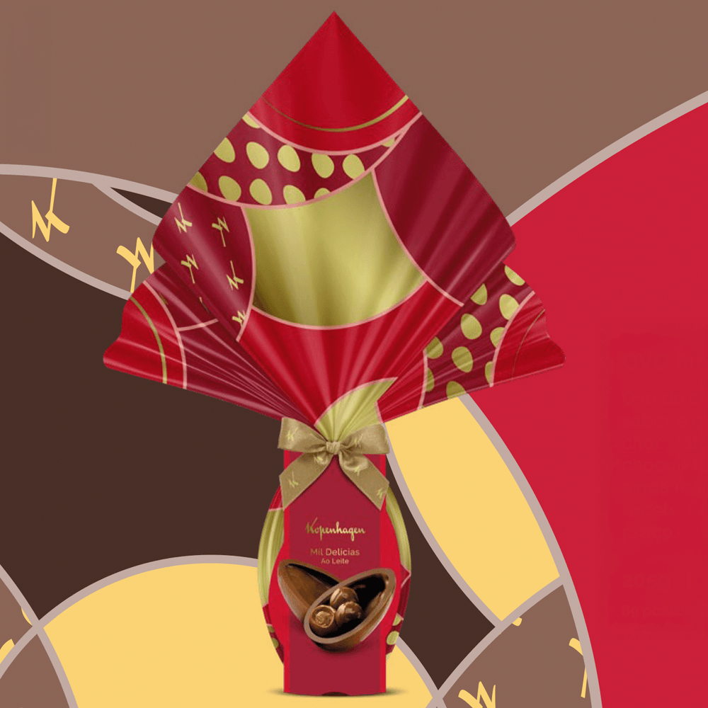 Ovo de Páscoa Mil Delícias Ao Leite 205G