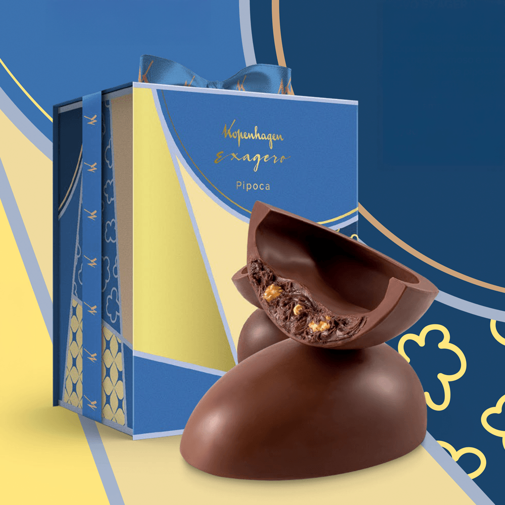 Ovo de Páscoa Exagero Pipoca 370G