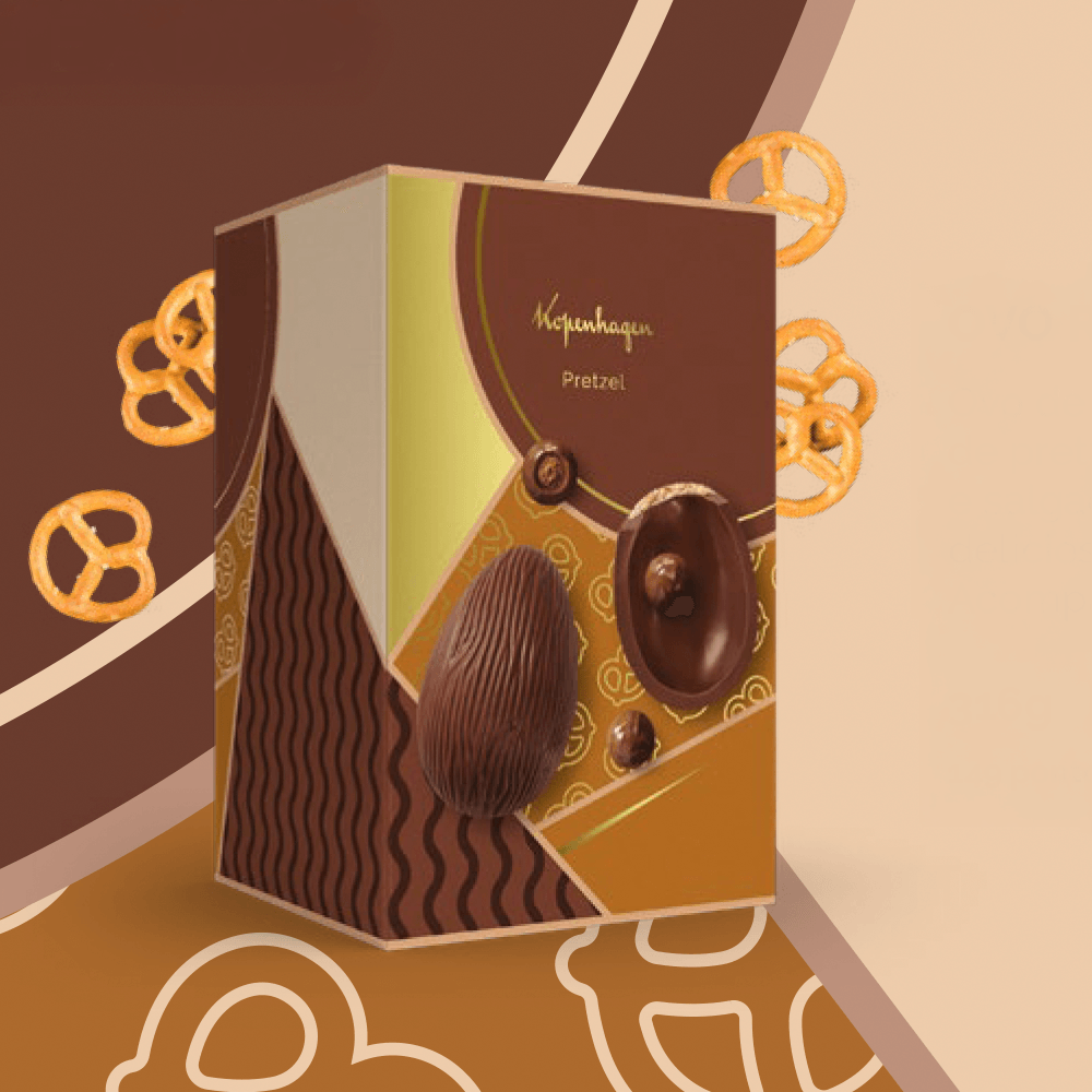 Ovo de Páscoa Recheado Pretzel 316G