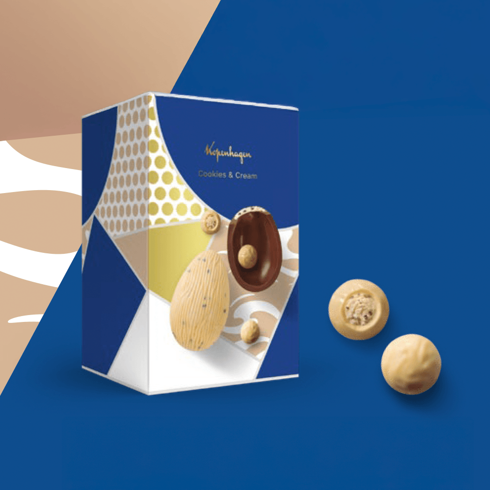 Ovo de Páscoa Recheado Meio a Meio Cookies & Cream 316G