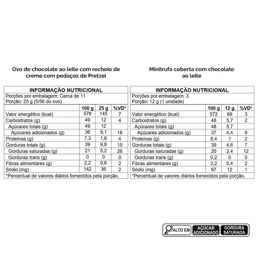 Ovo de Páscoa Recheado Pretzel 316G