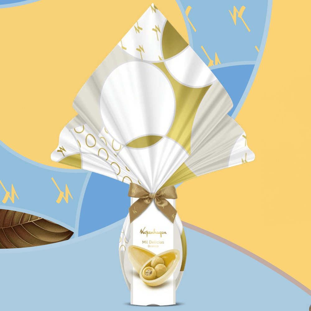 Ovo de Páscoa Mil Delícias Branco 205G