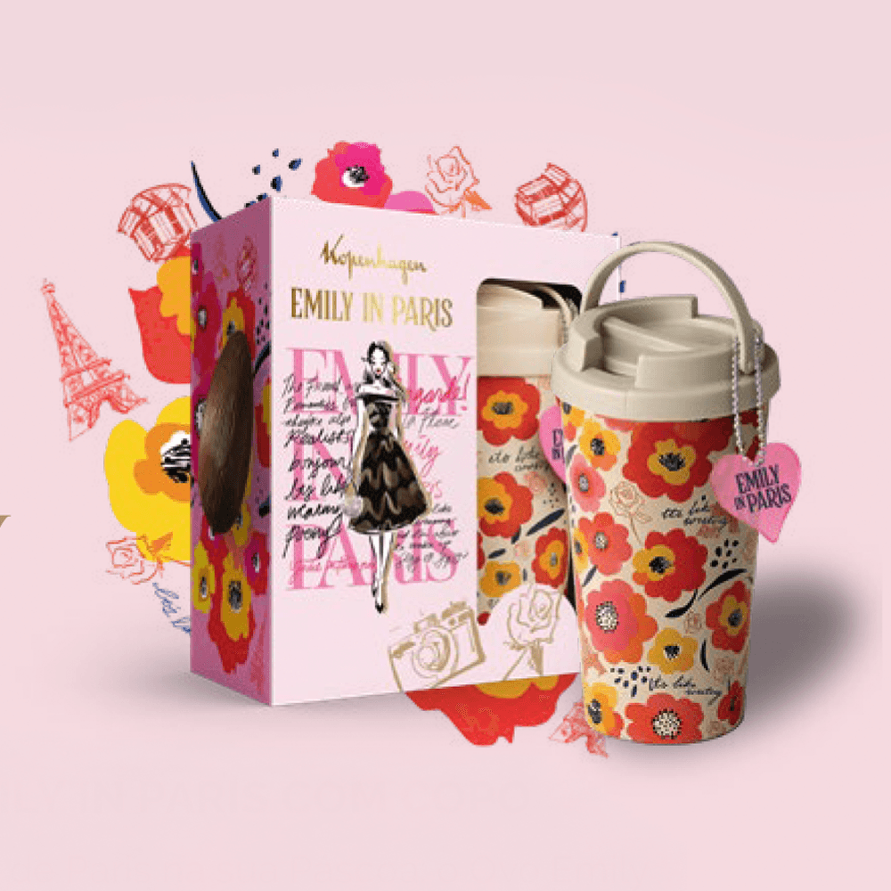 Ovo de Páscoa com Copo Emily In Paris 120G