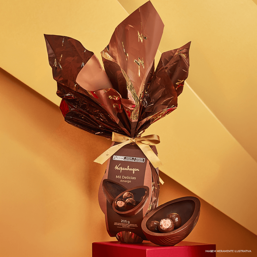 Ovo de Páscoa Mil Delícias Amargo 205G